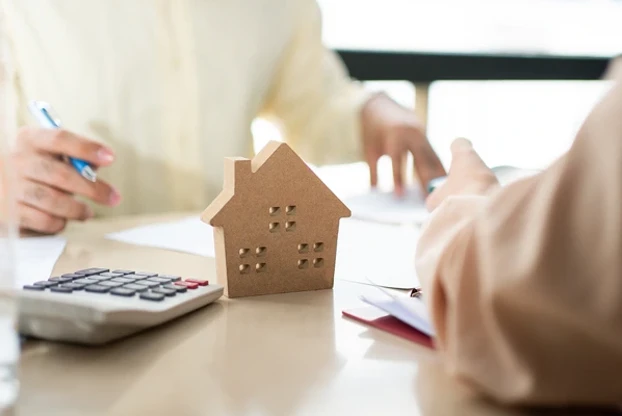 Bigstock Client Signs Home Loan Documen 435294155